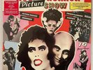 THE ROCKY HORROR PICTURE SHOW Soundtrack CLEAR MARBLED RED LP NEWBURY COMICS New