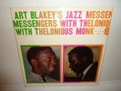 ART BLAKEY'S JAZZ MESSENGERS & THELONIOUS MONK . LP . ATLANTIC BLACK LABEL RARE