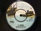 REGGAE 7”45 MARTIN RILEY “IT GROWS” RARE REGGAE ON ESCORT