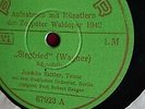 Zoppot Waldoper 1942 : Das Bayreuth des Nordens Joachim Sattler singt Siegfried