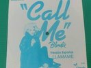 Blondie rare Llamame call me sung in Spanish Mexico 7