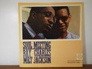 RAY CHARLES MILT JACKSON SOUL MEETING JAZZ LP VINYL ALBUM