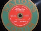 General PERSHING Speech 78 RPM Record From Battlefields of France James W Gerard