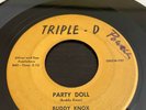 BUDDY KNOX / JIM BOWEN Party Doll / I'm Stickin' With You TRIPLE-D Rockabilly 45