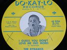 Doo Wop 45 THE DYNAMICS I Guess You Don't Love Me / Oh Night BO-KAY-LO