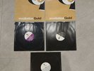 5 X EVOLUTION GOLD RECORDS. VINYL UK HARDCORE. GREAT CONDITION.