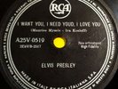 ELVIS PRESLEY (78 RPM-ITALY) A25V 0519  