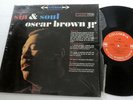 OSCAR BROWN Sin & Soul LP Columbia 2-Eye MINT- jazz Original press  a1035