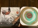 Circa Survive Juturna Vinyl Record. NM/NM. White, Brown and Green Swirl