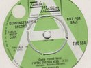 Miracles Come round here I'm the one you need Tamla Motown TMG 584 EX stick Demo