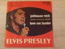 ELVIS PRESLEY. JAILHOUSE ROCK -  LOVE ME TENDER 45Rpm Promo RCA  Italy '60 years