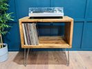 The Fane - Vinyl record player/multi use storage cube with 10