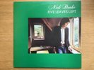 Nick Drake Five Leaves Left Blue Label Single Sleeve Card Insert Near Mint