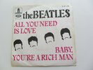 THE BEATLES 1967  FRENCH  45     ALL YOU NEED IS LOVE      ODEON  FO 104