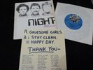 NIGHTRIDER: DIGITAL TECHNIQUES EP: GRUESOME GIRLS: WESSEX 272:1979:PUNK / NWOBHM