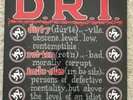 D.R.I. - DEFINITION - VINYL LP ORIGINAL STILL SEALED-DIRTY ROTTEN IMBECILES DRI