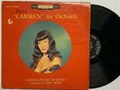 BIZET “CARMEN” LONDON CONCERT ORCHESTRA VINYL LP - ? BETTIE PAGE COVER?