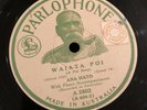 V++ 78 RPM Ana Hato Parlophone A 2802 Maori World Music New Zealand Ethnic