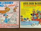 QUICK DRAW McGRAW & HUCKLEBERRY HOUND (2) VINYL LPs  BILL HANNA & JOE BARBERA