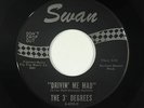 Northern Soul 45 - 3 Degrees - Drivin' Me Mad - Swan - VG++ mp3