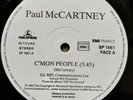 PAUL McCARTNEY c'mon people PARLOPHONE france 12