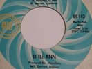 LITTLE ANN - Going Down A One-Way Street 45 on Ric Tic # RT-142
