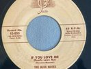 DOO WOP 45 BLUE NOTES JOSIE 800 IF YOU LOVE ME / THERE'S SOMETHING IN YOUR EYES