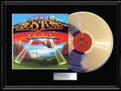 BOSTON DON'T LOOK BACK ALBUM WHITE GOLD  PLATINUM TONED RECORD LP RARE NON RIAA