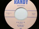 KENNY & CADETS Beach Boys 45rpm What Is a Young Girl Made Of b/w Barbie HEAR