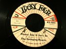 SWINGING HEARTS Please Say It Isn't So / Something Made Me Doo Wop R&B Rock 45