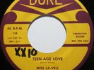 MISS LA-VELL Teen-Age-Love Northern Soul Rocker 45 on DUKE Promo 198