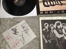 Signed BON JOVI  Debut LP Original 1984 By original Lin-up Ex Plus. Ex & Ex