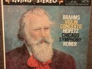 HEIFETZ REINER Brahms Violin Concerto RCA Stereo LSC 1903 1/s 6/s Shaded Dog TAS