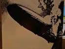 LED ZEPPELIN I VERY RARE BLUE/TURQUOISE LETTERING VINYL ALBUM REISSUED