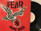 Fear – More Beer LP 1985 Restless Records – 72039-1 VG/VG