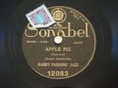 Harry Parson's Jazz Apple Pie & Don't Blame Me 78 Tours Sonabel 12083 #MP3#