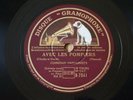 Comedian Harmonists Avec les Pompiers 78 Tours Gramophone K-7341