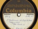 CBS Masterworks Reference Acetate, Zukerman, St. Paul, Mozart Violin No.5, K.219