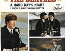 THE BEATLES A Hard Day's Night on Capitol rock 45 with picture sleeve