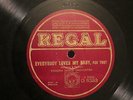 EUROJAZZ CORONA DANCE ORCH EVERYBODY LOVES MY BABY/BLUE EYED SALLY REGAL 8383 UK