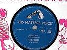 Klassisch 1957 UK #1 Elvis Presley 78 Hound Dog/ Don'T Be Cruel Hmv Pop 249 E /E