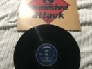 VERY RARE MASSIVE ATTACK BLUE LINES LP WBRLP1 12” VINYL