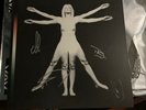 angels and airwaves lifeforms vinyl bone with black splatter signed tom delonge