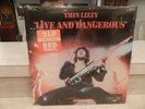 THIN LIZZY Live And Dangerous 2 LP Vinyl Translucent Red Rare ROCKTOBER