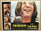 The Beatles Let It Be ORIGINAL1970 Apple film theatre Lobby Card John Lennon