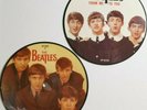 TWO BEATLES 7 INCH PICTURE DISCS ' FROM ME TO YOU & LOVE ME DO ' EX +