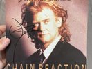 Signed Autographed John Farnham Chain Reaction Single 1990 Vinyl Record