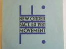 New Order - Movement Vinyl /  Fact. 50 / cardboard Cover / UK 1981/ sehr gut