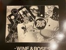 BOB MOSLEY - WINE & ROSES Folk Rock LP Nightshift records with card