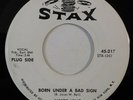 ALBERT KING Born Under A Bad Sign STAX PROMO 45 nice VG++ blues r&b record